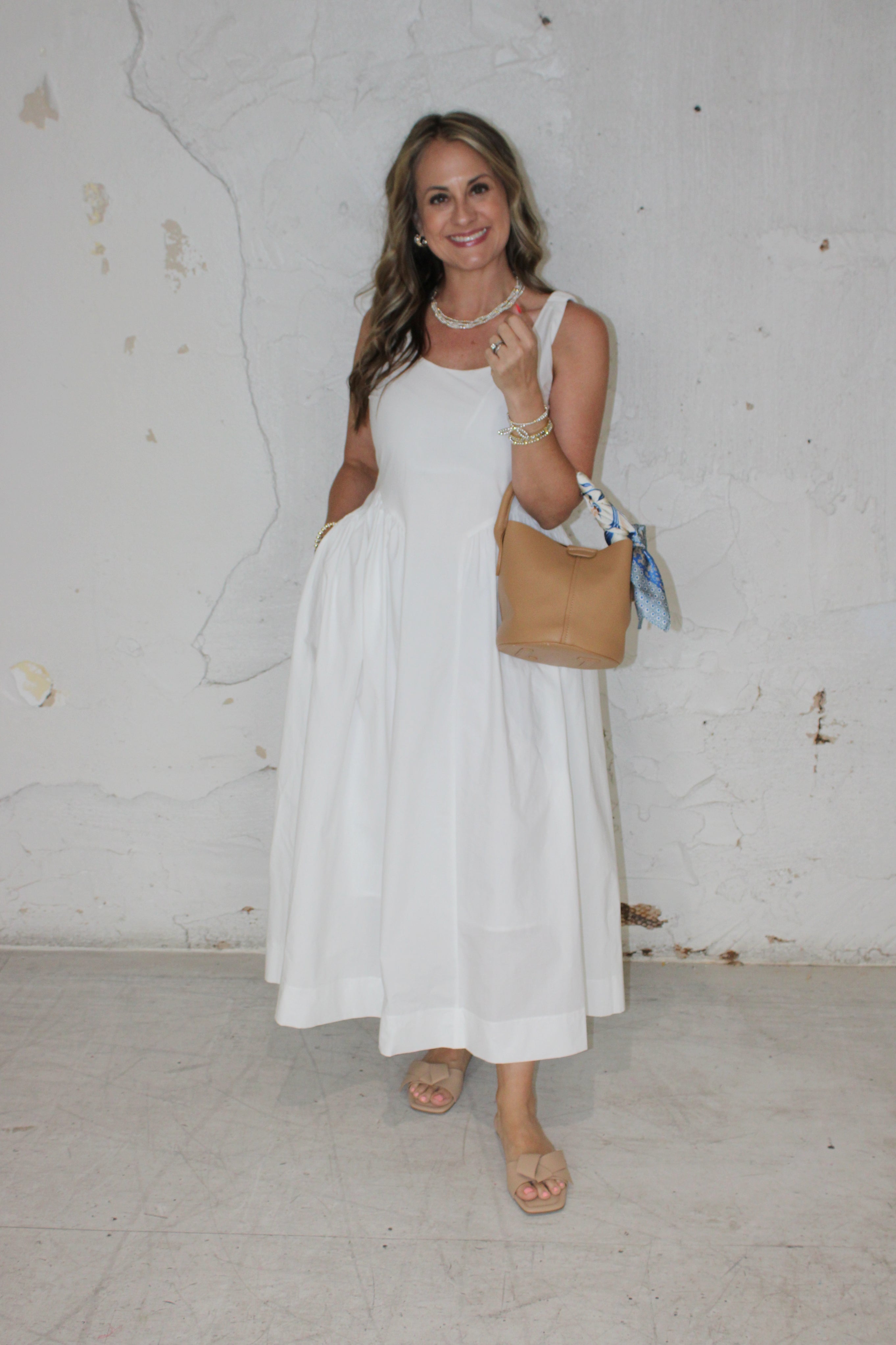 pearl dress white Satin Ball Gown With Pearls The Pearl Mini in White Pearl Dress