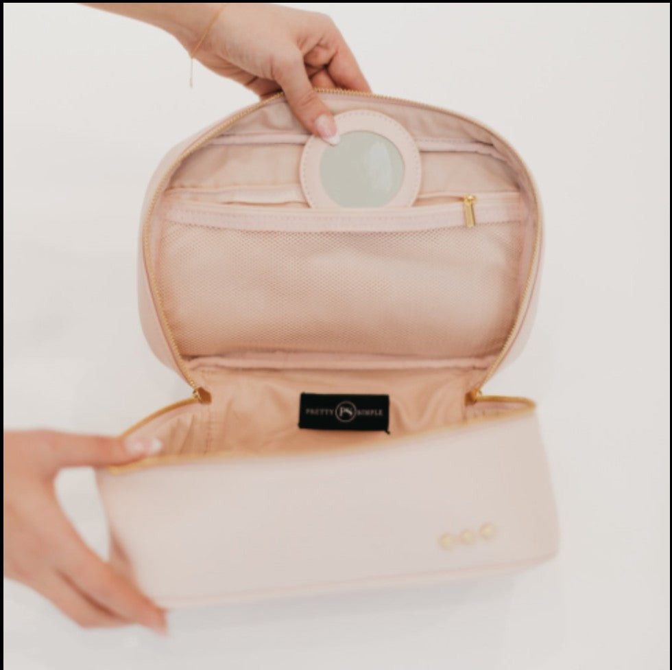 Madelyn Bow Make-Up / Travel Bag