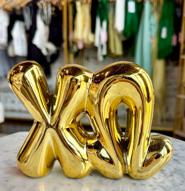 XO Gold Shelf Letters