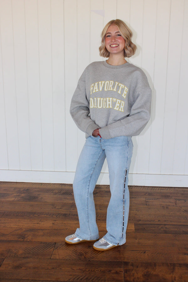 Collegiate Sweatshirt - Favorite Daughter