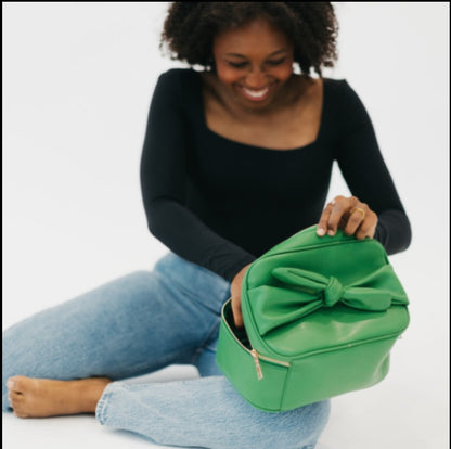 Madelyn Bow Make-Up / Travel Bag