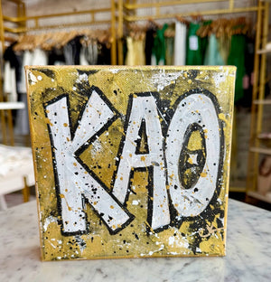 Theta Letters Shelf Painting